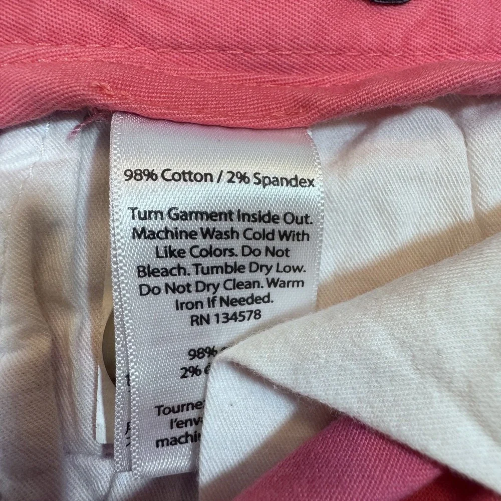 Vineyard Vines Breaker Shorts Mens Size 40 Pink Chino‎ Stretch Casual Cotton
